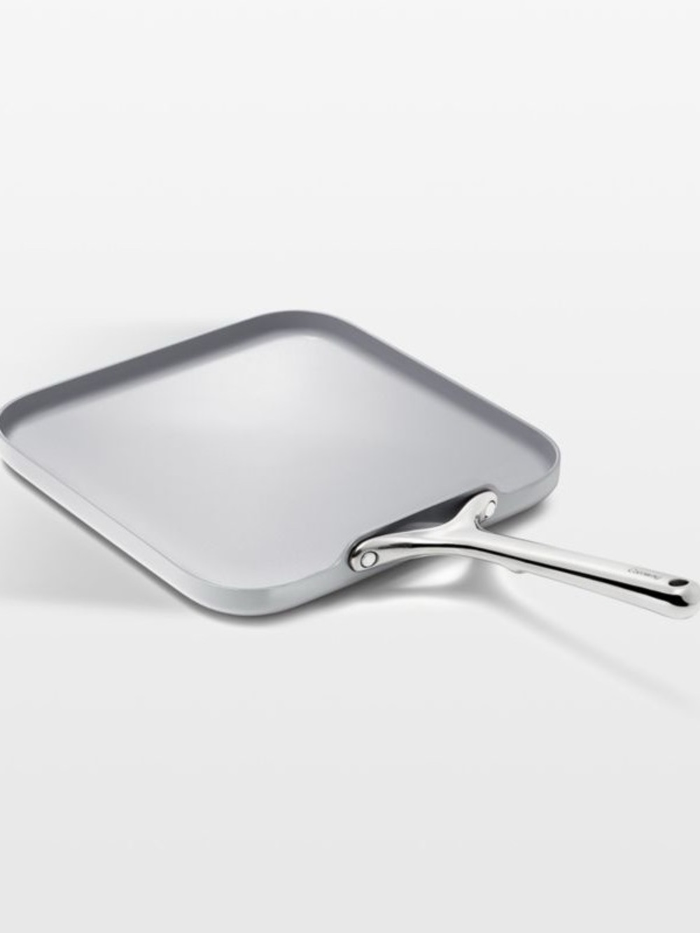 Caraway 11" Square Non-Stick Ceramic Coated Griddle Pan New In Box Grey